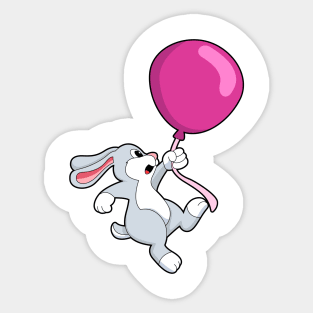 Rabbit with Balloon Sticker